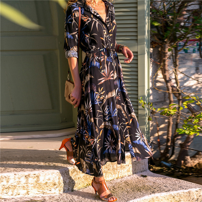 Vintage Chiffon Damen Kleid – Leichter Chiffon im Retro Stil | Elegantes Sommer- und Freizeitkleid für Frauen – Bild 5